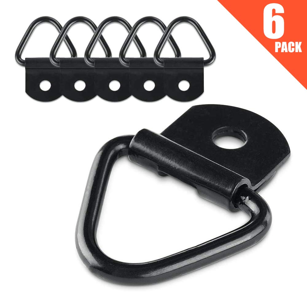 MeeFar 6PCS V-Ring Tie Down Anchors - 2